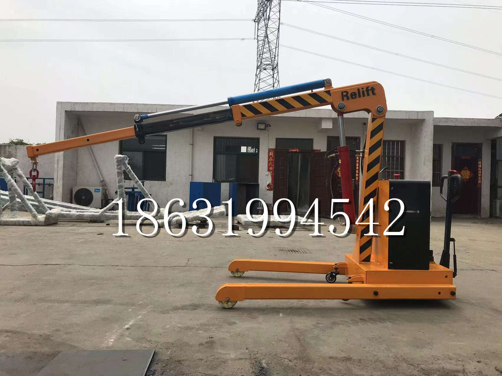 沙河口区久征定做3吨三轮随车吊 农用园林绿化移树吊 平板工程用小吊机